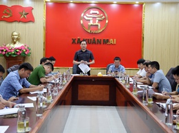 Xuân Mai tổ chức hội nghị kiểm điểm tiến độ triển khai chiến dịch 90 ngày xây dựng, hoàn thiện cơ sở dữ liệu đất đai