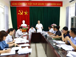 Đồng chí Phó Chủ tịch UBND xã chủ trì triển khai Kế hoạch thực hiện chiến dịch “90 ngày làm giàu, làm sạch dữ liệu về đất đai”
