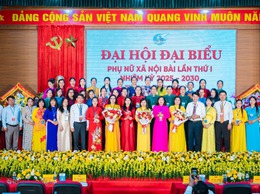 ĐẠI HỘI ĐẠI BIỂU PHỤ NỮ XÃ NỘI BÀI LẦN THỨ I, NHIỆM KỲ 2025 – 2030 THÀNH CÔNG TỐT ĐẸP