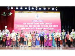 Gặp mặt biểu dương Người cao tuổi tiêu biểu trong công tác vận động con cháu thực hiện tốt chính sách dân số phường Đống Đa
