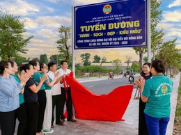Xã Nội Bài khánh thành tuyến đường hoa ban: Điểm nhấn chào mừng Đại hội, lan tỏa phong trào xây dựng nông thôn mới