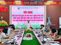Xã Vân Đình: Đẩy mạnh phát triển khoa học, công nghệ, đổi mới sáng tạo, chuyển đổi số, cải cách hành chính.