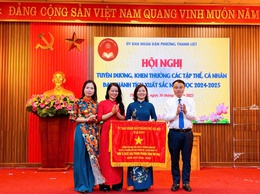 Phường Thanh Liệt: Tuyên dương, khen thưởng các tập thể, cá nhân đạt thành tích xuất sắc trong năm học 2024 – 2025