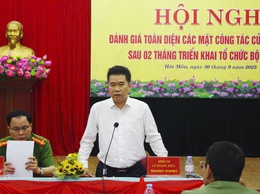 Đánh giá toàn diện các mặt công tác Công an xã Hát Môn sau 2 tháng triển khai mô hình tổ chức bộ máy mới