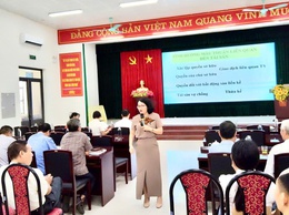 UBND phường Phú Lương tổ chức hội nghị tập huấn nghiệp vụ, kỹ năng hòa giải cơ sở cho đội ngũ hòa giải viên trên địa bàn phường năm 2025