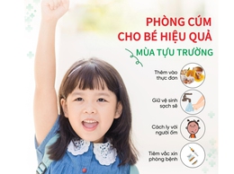 Phòng chống cúm mùa ở trẻ em mùa tựu trường: Lời khuyên từ chuyên gia y tế