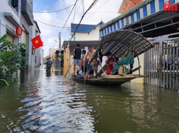 Một tuần vùng ‘rốn lũ’ Thủ đô căng mình chống lũ
