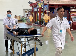 Hơn 400 trường hợp được hỗ trợ y tế, cấp cứu kịp thời khi tham quan tại Trung tâm Triển lãm Quốc gia