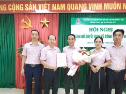 Công bố Quyết định bổ nhiệm Giám đốc Phòng giao dịch Ngân hàng Chính sách xã hội Chương Mỹ