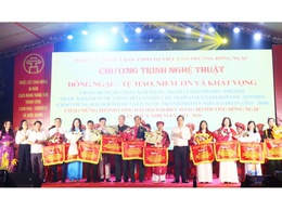 PHƯỜNG ĐÔNG NGẠC TỔ CHỨC CHƯƠNG TRÌNH NGHỆ THUẬT VỚI CHỦ ĐỀ “ĐÔNG NGẠC – TỰ HÀO, NIỀM TIN VÀ KHÁT VỌNG”
