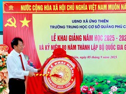 Xã Ứng Thiên: Kỷ cương, sáng tạo, đột phá, phát triển trong giáo dục