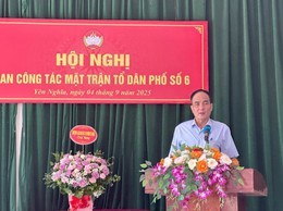 Tổ Dân Phố 6 Tổ Chức Hội Nghị Ban Công Tác Mặt Trận Hướng Tới Đại Hội MTTQ Phường Yên Nghĩa Nhiệm Kỳ 2025–2030