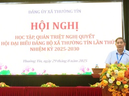 Đảng bộ xã Thường Tín đưa nghị quyết Đại hội vào cuộc sống