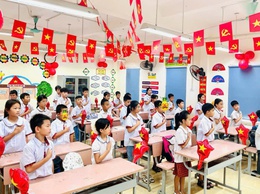 Trường Tiểu học Mỹ Hưng tưng bừng khai giảng năm học mới 2025–2026