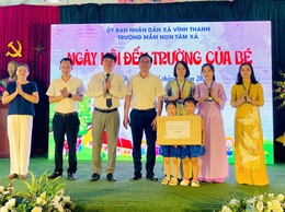 TRƯỜNG MẦM NON TÀM XÁ – XÃ VĨNH THANH TỔ CHỨC LỄ KHAI GIẢNG NĂM HỌC MỚI 2025 – 2026

