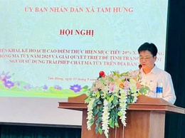 UBND xã Tam Hưng triển khai cao điểm xây dựng xã, phường 