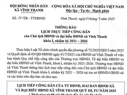 HĐND xã Vĩnh Thanh