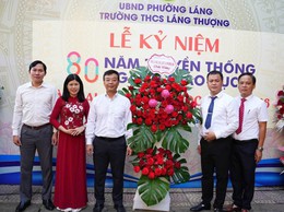 RỘN RÀNG NGÀY HỘI KHAI TRƯỜNG TẠI TRƯỜNG THCS LÁNG THƯỢNG