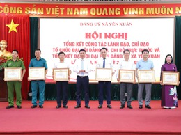 HỘI NGHỊ TỔNG KẾT CÔNG TÁC TỔ CHỨC ĐẠI HỘI ĐẠI BIỂU ĐẢNG BỘ XÃ YÊN XUÂN LẦN THỨ I, NHIỆM KỲ 2025-2030