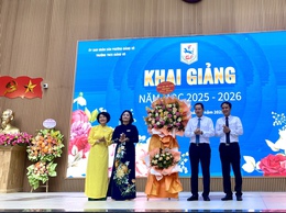 Phường Giảng Võ: Tổ chức Lễ khai giảng đặc biệt, kết nối trực tuyến với điểm cầu Trung ương