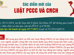 Những điểm mới của Luật Phòng cháy, chữa cháy và cứu nạn, cứu hộ