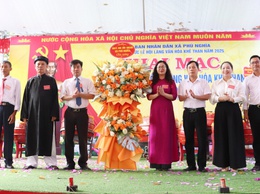 Lễ hội truyền thống làng văn hóa Khê Than, xã Phú Nghĩa diễn ra thành công tốt đẹp