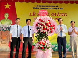 Thạch Thất: Lễ khai giảng đặc biệt năm học 2025- 2026 diễn ra tưng bừng, ý nghĩa