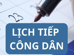 Thông báo thay đổi thời gian tiếp công dân của Thường trực HĐND phường