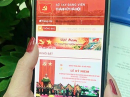 Triển khai sử dụng ứng dụng Sổ tay đảng viên điện tử trong toàn Đảng
