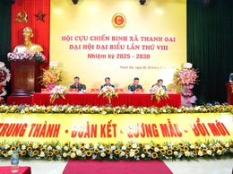 Phiên thứ nhất Đại hội đại biểu Hội CCB xã Thanh Oai lần thứ VIII, nhiệm kỳ 2025-2030