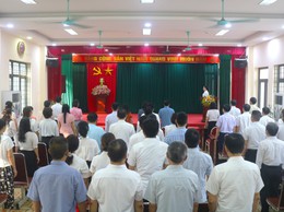 Phường Tây Mỗ tổ chức lễ chào cờ sáng 8/9