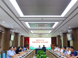 Cán bộ chủ chốt phường Tây Hồ tham dự lớp bồi dưỡng kiến thức, kỹ năng cho cán cán bộ lãnh đạo quản lý xã/phường