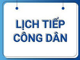 Lịch tiếp công dân định kỳ của đồng chí Bí thư Đảng ủy phường, ngày 9/9/2025
