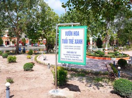 Vườn hoa tuổi trẻ xanh - không gian sinh hoạt cộng đồng cho nhân dân phường Yên Nghĩa
