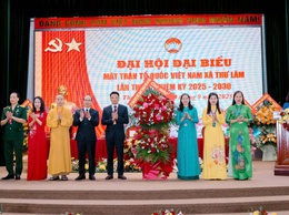 Ủy ban Mặt trận Tổ quốc Việt Nam xã Thư Lâm long trọng tổ chức Đại hội đại biểu MTTQ xã Thư Lâm lần thứ I, nhiệm kỳ 2025 - 2030.