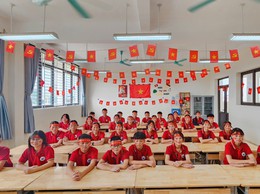 Các trường học xã Nam Phù khởi động năm học mới với những giờ học sôi nổi