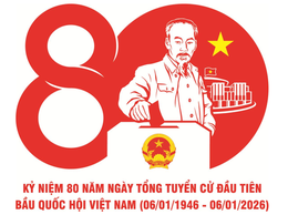 Bộ VHTTDL: Công bố mẫu biểu trưng Kỷ niệm 80 năm Ngày Tổng tuyển cử đầu tiên bầu Quốc hội Việt Nam