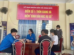 Hoài Đức tiếp tục tổ chức 5 điểm “Bình dân học vụ số lưu động”