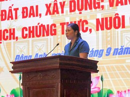 XÃ ĐÔNG ANH TỔ CHỨC HỘI NGHỊ TUYÊN TRUYỀN VỀ TTHC LĨNH VỰC ĐẤT ĐAI, XÂY DỰNG; HỘ TỊCH, CHỨNG THỰC, NUÔI CON NUÔI; VĂN HÓA - XÃ HỘI
