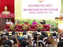Khai mạc phiên trù bị Đại hội Đại biểu Mặt trận Tổ quốc Việt Nam xã Ứng Hoà lần thứ nhất, nhiệm kỳ 2025 – 2030.