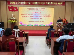 UBND xã Yên Bài tổ chức gặp mặt, động viên đội tuyển học sinh giỏi lớp 9 tham dự kỳ thi cấp thành phố