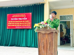 Tuyên truyền pháp luật về sử dụng vũ khí, vật liệu nổ, công cụ hỗ trợ và công tác phòng cháy, chữa cháy, cứu nạn cứu hộ tại Trường THCS Phượng Dực