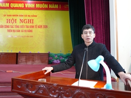 Xã Hạ Bằng: Tập huấn nghiệp vụ tổng điều tra kinh tế năm 2026