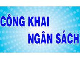 Công khai số liệu dự toán ngân sách năm 2026 phường Vĩnh Tuy