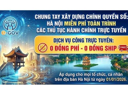 THÔNG BÁO: Về việc thực hiện các chính sách khuyến khích tổ chức, cá nhân thực hiện dịch vụ công trực tuyến đối với các thủ tục hành chính thuộc phạm vi quản lý của UBND thành phố Hà Nội
