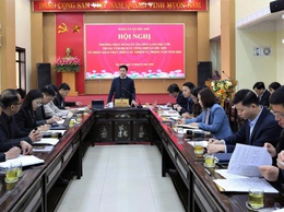 THƯỜNG TRỰC ĐẢNG ỦY XÃ SÓC SƠN LÀM VIỆC VỚI TRUNG TÂM DỊCH VỤ TỔNG HỢP XÃ.