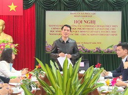 Đảng uỷ xã Phúc Lộc giám sát việc thực hiện các chính sách giáo dục tại các trường tiểu học trên địa bàn