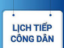 Thông báo lịch tiếp công dân của lãnh đạo Ủy ban nhân dân xã ngày 14/01/2026