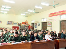 Hội Cựu chiến binh xã Quảng Bị quán triệt, triển khai nhiệm vụ năm 2026, tập huấn nghiệp vụ cho cán bộ, hội viên