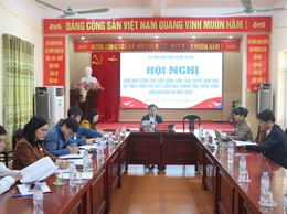 Hội nghị giao ban công tác tiếp công dân, giải quyết đơn thư, khiếu nại tố cáo trên địa bàn xã